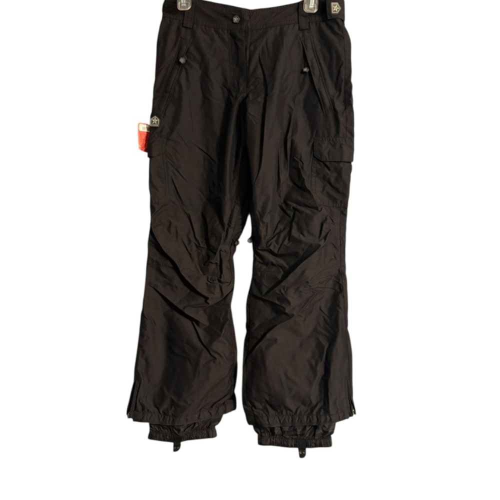 Sessions Terrain Series Black Snowboard Pants Waist 28 (14” across)
